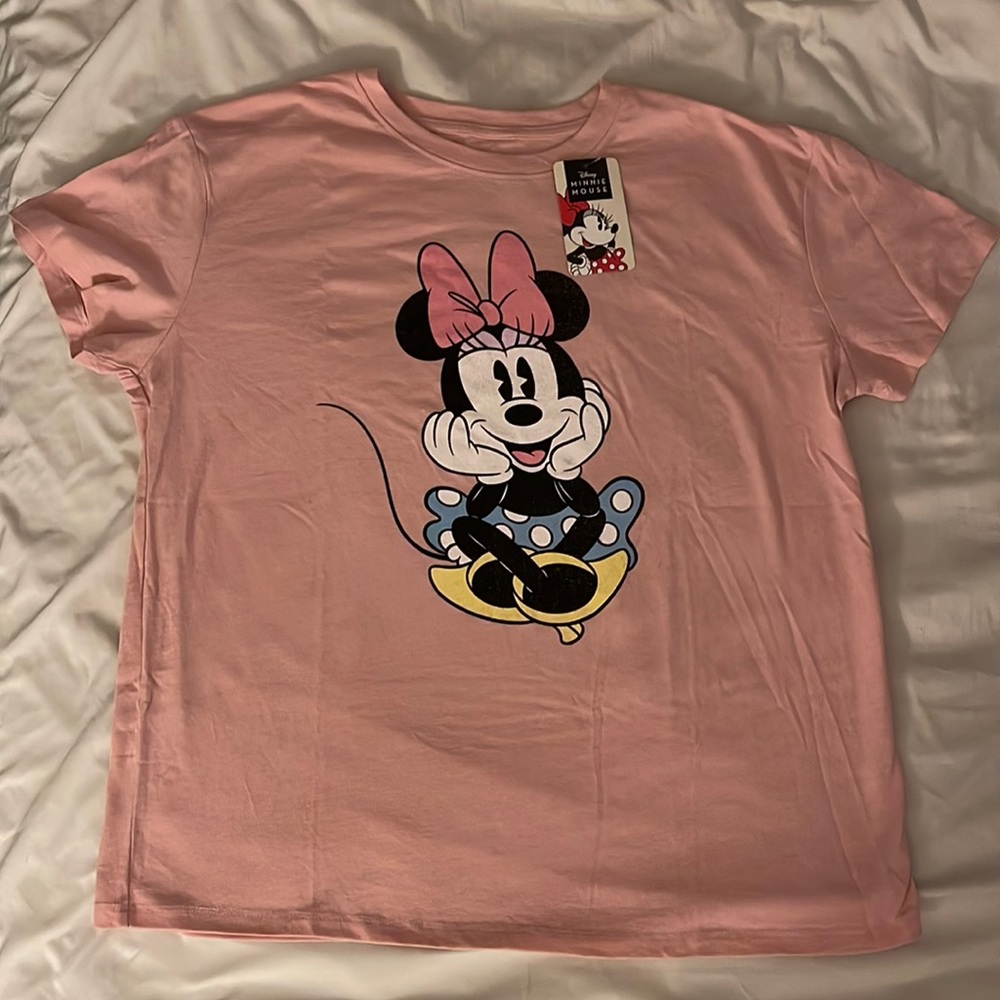 Disney Pink Minnie Mouse Graphic T-Shirt